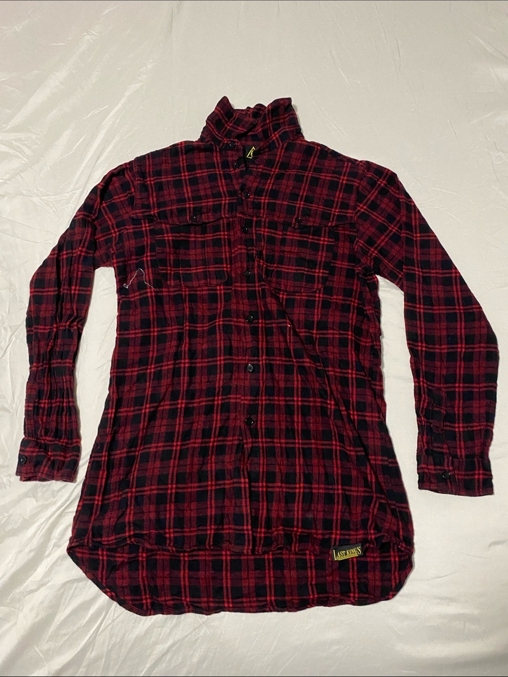 TYGA SHIRT, Kyle’s Era Men's Red and Black Plaid Button-Up Shirt Jacket